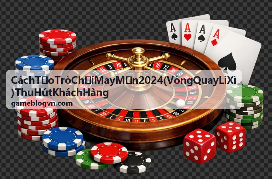 Vòng quay lì xì may mắn 2024 thu hút khách hàng
